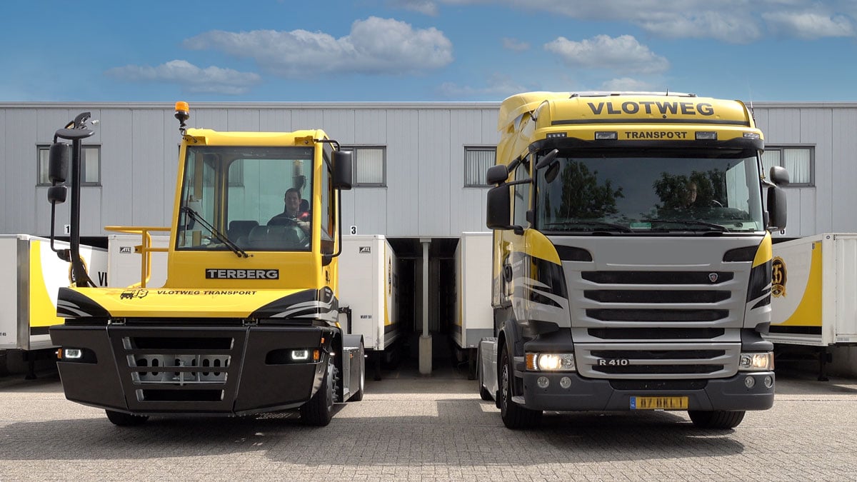 Vlotweg Transport rangeert veel sneller en comfortabeler met eerste terminal trekker